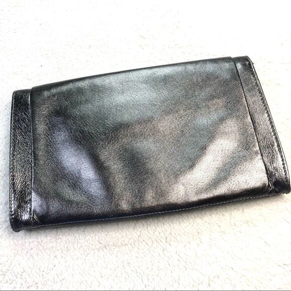 ELLIOTT LUCCA LEATHER CLUTCH BAG - Picture 2 of 4
